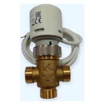 SME-06N220Pi-3W-DN32-KVS 16 клапан 3-х ходовой с приводом