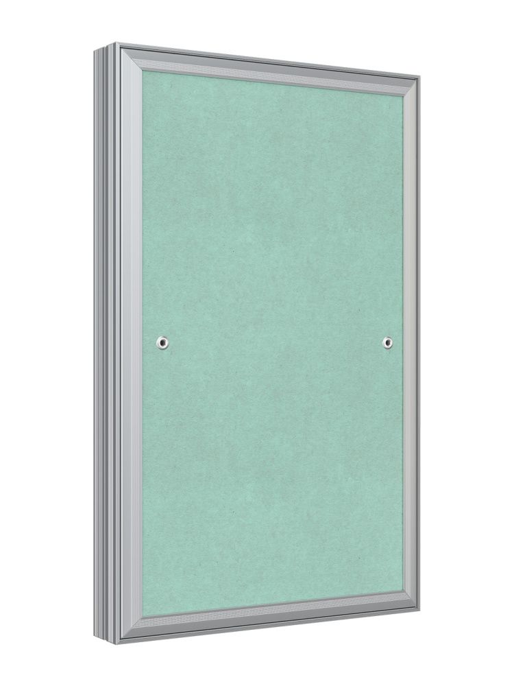 Люк ревизионный D C ERAmo Base 250х400 скрытый монтаж съемный алюминий EVECS