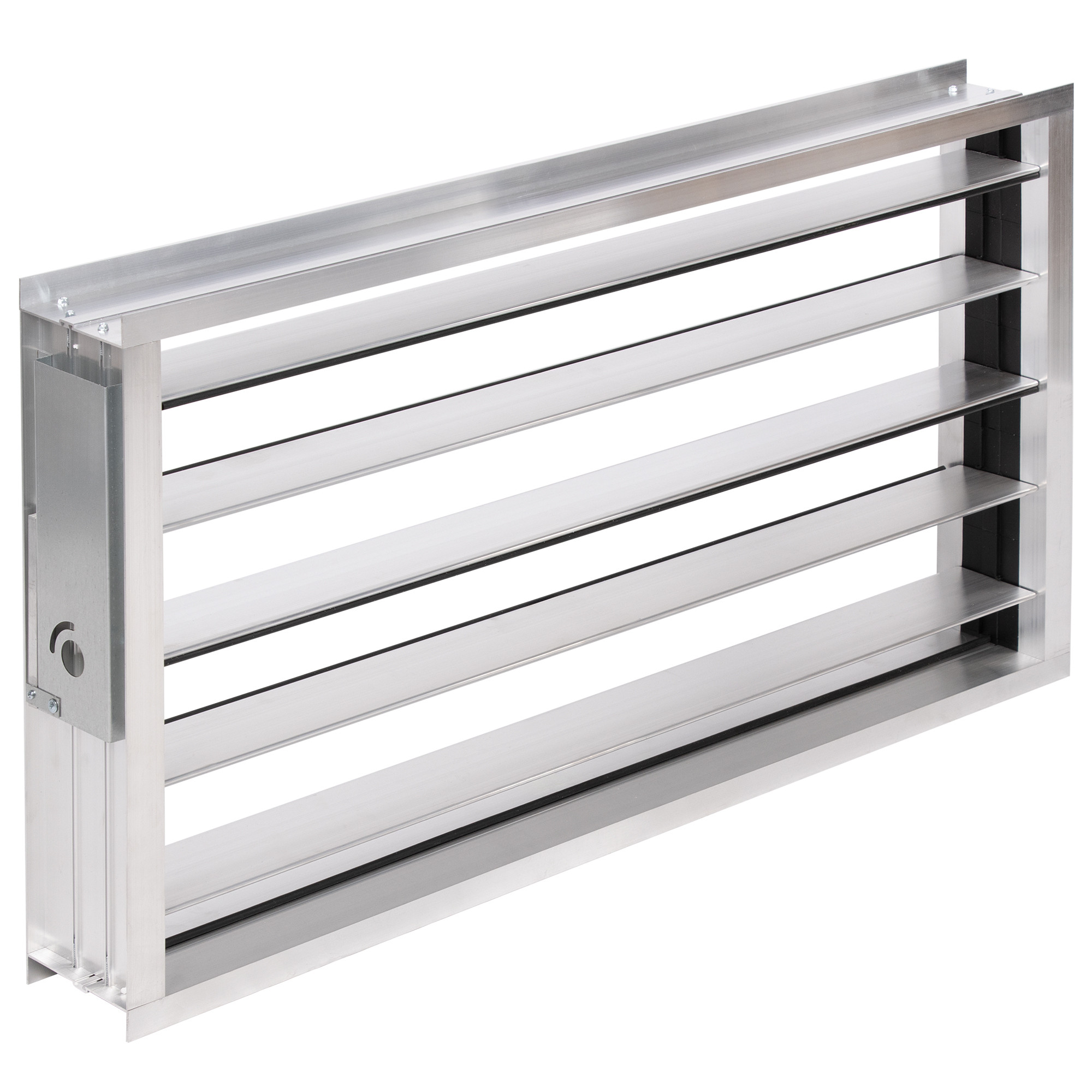 Клапан воздушный SHUFT DRr 700х250 с подставкой под электропривод