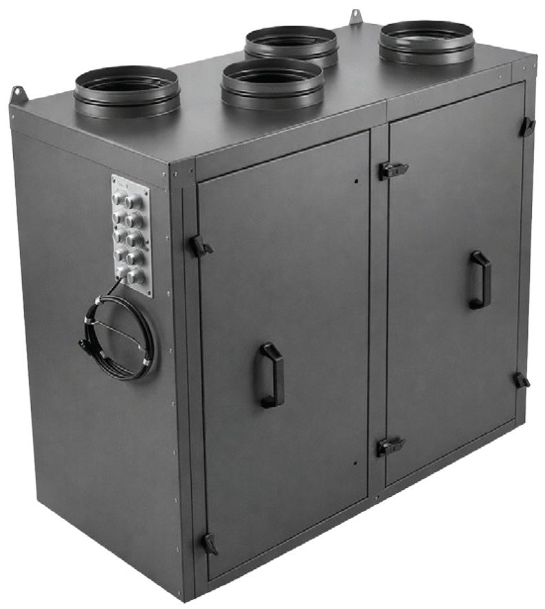 Приточно-вытяжная установка с роторным рекуператором RWN-RR-4000(50c)-ЕС-W-Vertical(N)