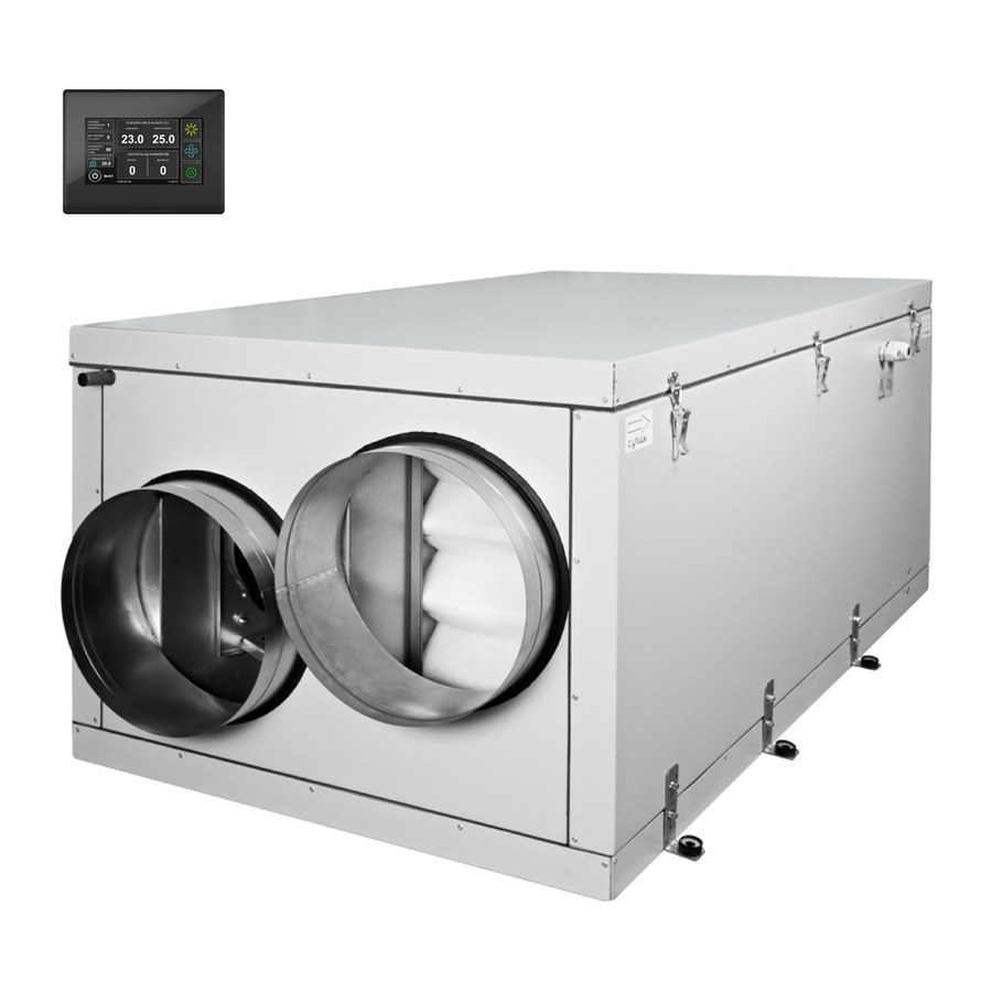 Приточно-вытяжная установка с пластинчатым рекуператором ФЬОРДИ ВПУ-CF-1200/9-380/3 EC-H-BLG-M Приточно-вытяжная установка с пластинчатым рекуператором ФЬОРДИ ВПУ-CF-1200/9-380/3 EC-H-BLG-M