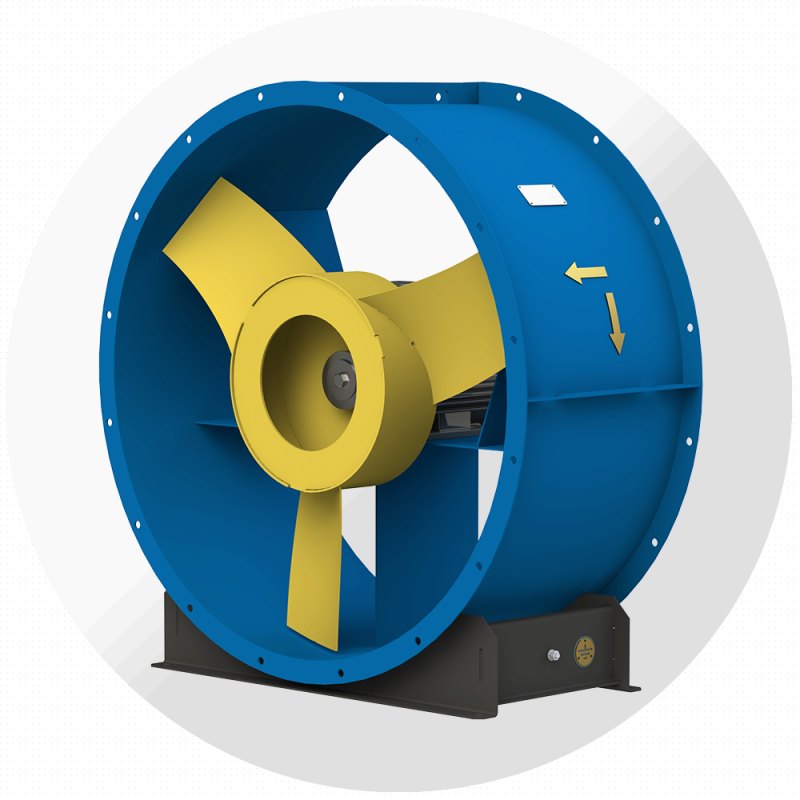 Осевой вентилятор ВО-14-320 №6,3, Ø630 мм Осевой вентилятор ВО-14-320 №6,3, Ø630 мм