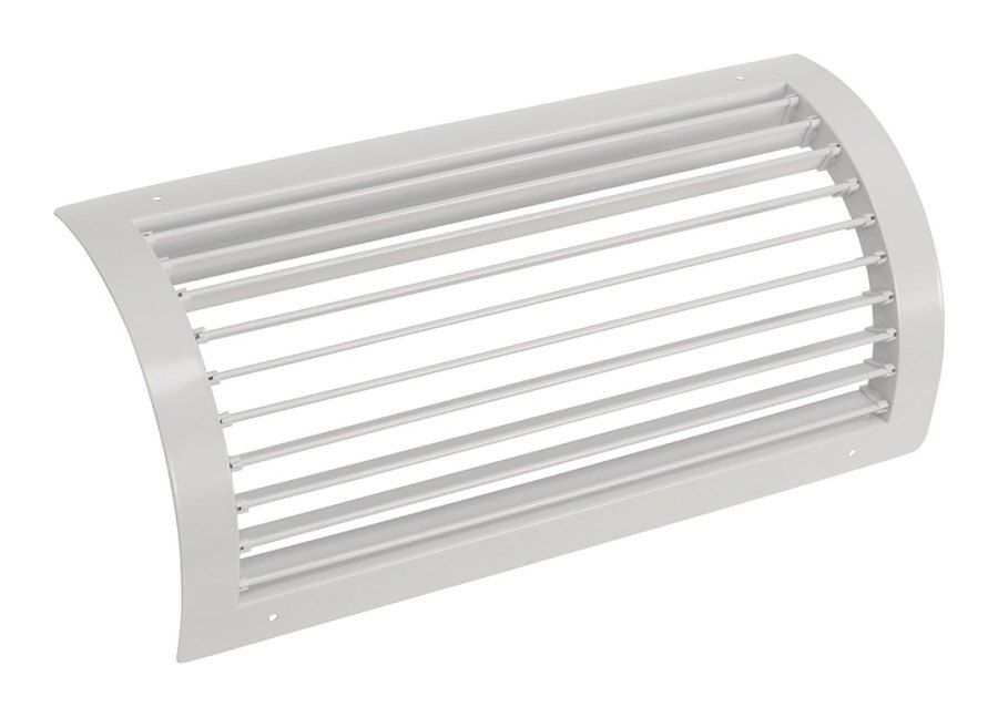 Решётка для круглого воздуховода РВ-1-D Ø180 300×100