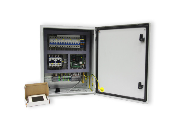 Щит управления с выносным пультом DMXGT/15кВт/V/Fi/HW/CW/CF/HE.3х32кВт/M-IP65