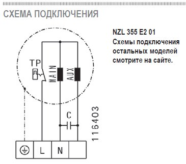 NZL-160L E2 01 вентилятор канальный — Схемы монтажа